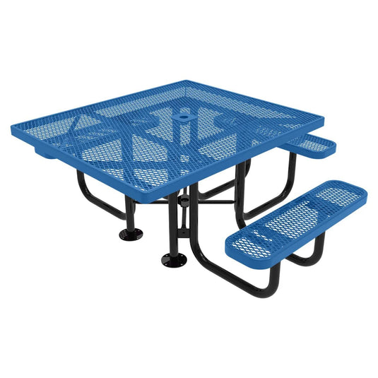 46" x 54" ADA-Accessible Weatherproof Square Outdoor Picnic Tables