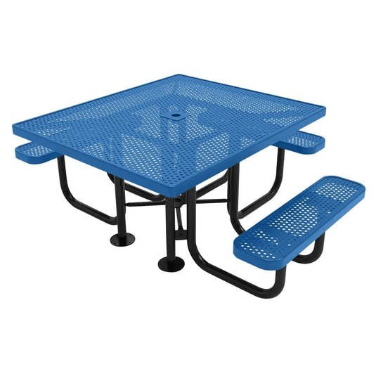 46" x 54" ADA-Accessible Weatherproof Square Outdoor Picnic Tables