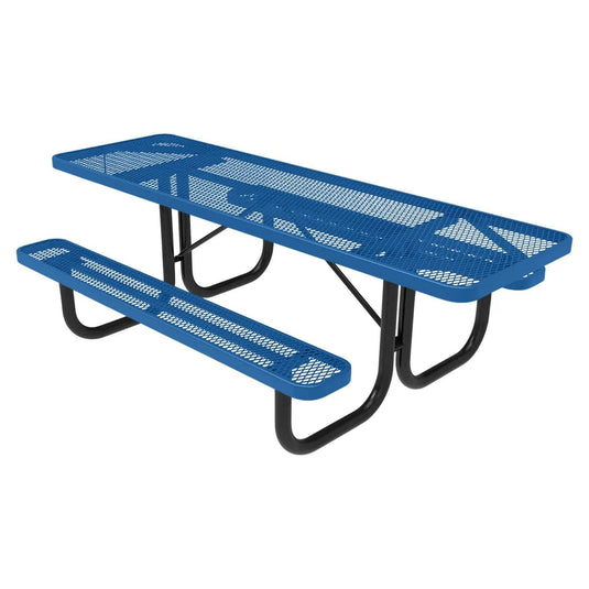 Both-Ends ADA-Accessible Weatherproof Rectangular Outdoor Picnic Table