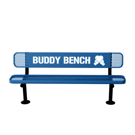 Buddy Bench with Surface Mount Frame