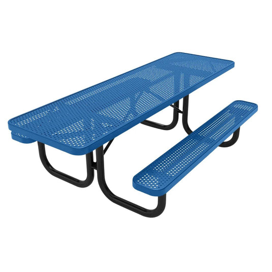 Both-Ends ADA-Accessible Weatherproof Rectangular Outdoor Picnic Table