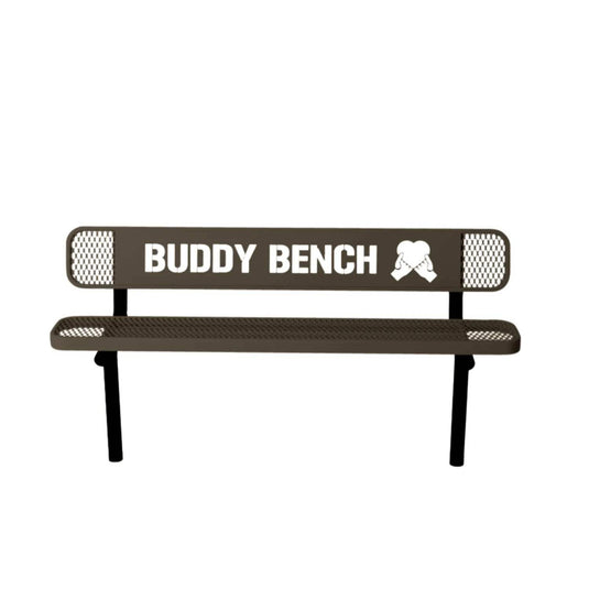 Buddy Bench with Inground Mount Frame