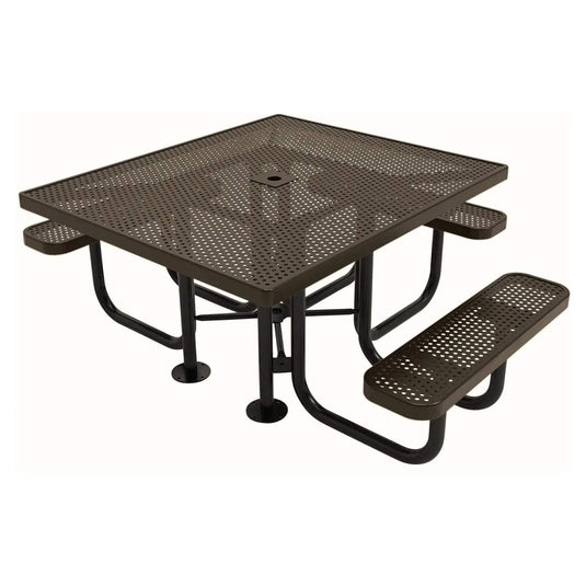 46" x 54" ADA-Accessible Weatherproof Square Outdoor Picnic Tables