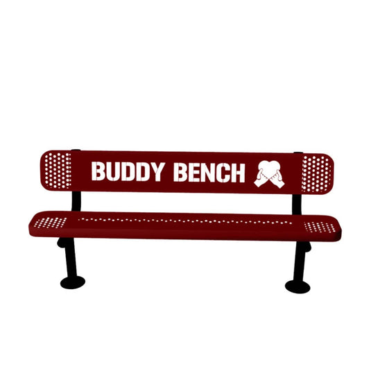 Buddy Bench with Surface Mount Frame