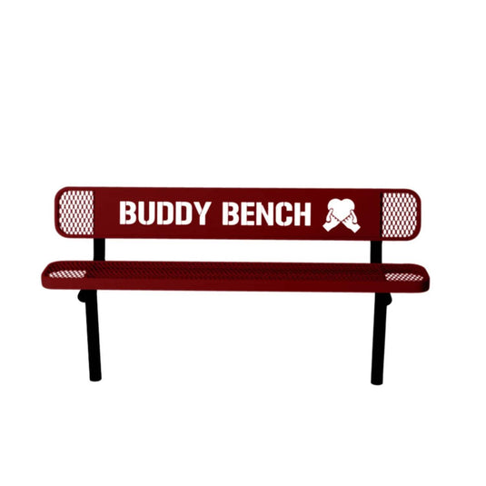 Buddy Bench with Inground Mount Frame