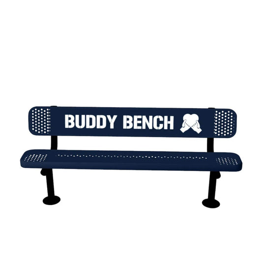 Buddy Bench with Surface Mount Frame