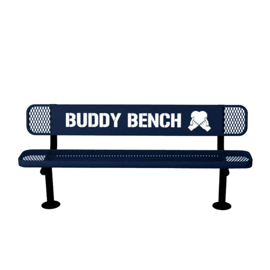 Buddy Bench with Surface Mount Frame