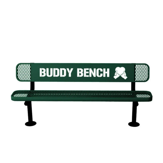 Buddy Bench with Surface Mount Frame