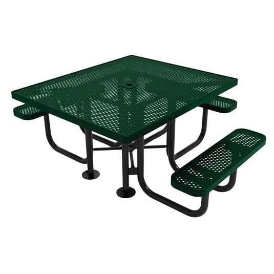 46" x 54" ADA-Accessible Weatherproof Square Outdoor Picnic Tables