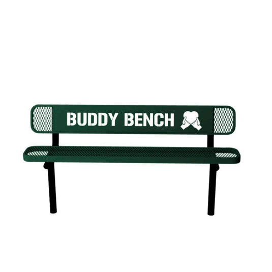 Buddy Bench with Inground Mount Frame