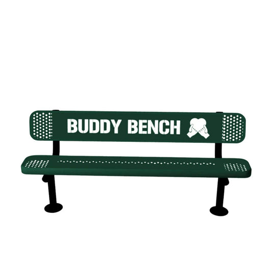 Buddy Bench with Surface Mount Frame