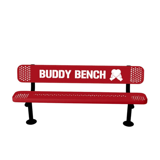Buddy Bench with Surface Mount Frame