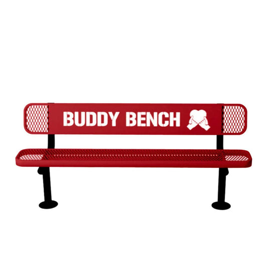 Buddy Bench with Surface Mount Frame