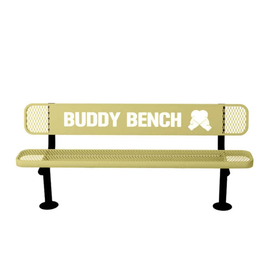 Buddy Bench with Surface Mount Frame