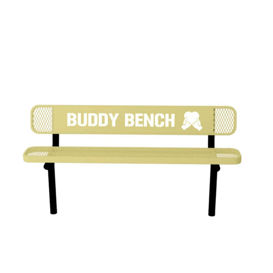 Buddy Bench with Inground Mount Frame