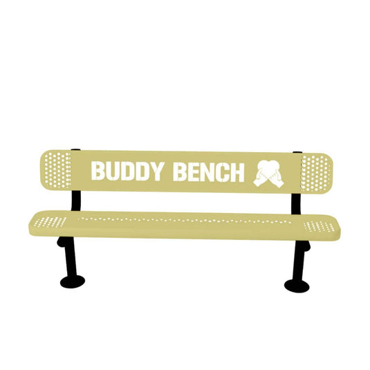 Buddy Bench with Surface Mount Frame