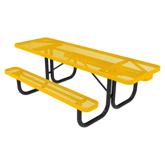 Both-Ends ADA-Accessible Weatherproof Rectangular Outdoor Picnic Table