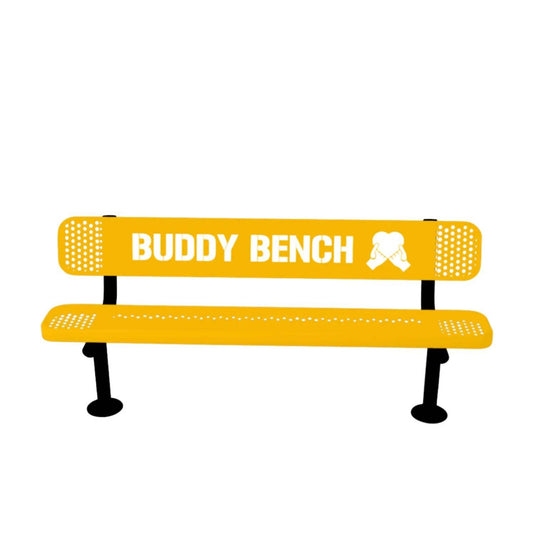 Buddy Bench with Surface Mount Frame