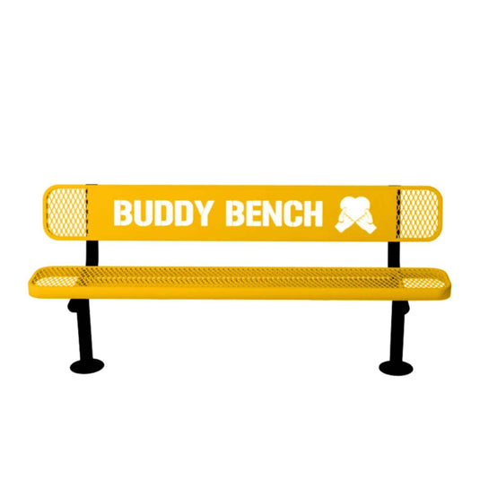 Buddy Bench with Surface Mount Frame