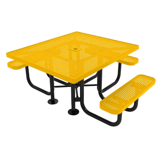 46" x 54" ADA-Accessible Weatherproof Square Outdoor Picnic Tables