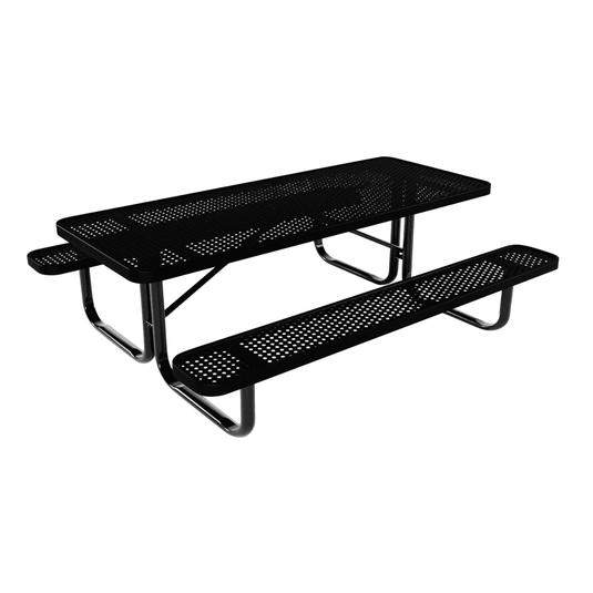 Kids Rectangular Picnic Table – Safe and Durable Outdoor Fun - Coated Outdoor Furniture