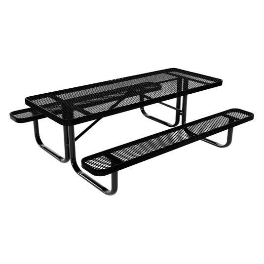Kids Rectangular Picnic Table – Safe and Durable Outdoor Fun - Coated Outdoor Furniture