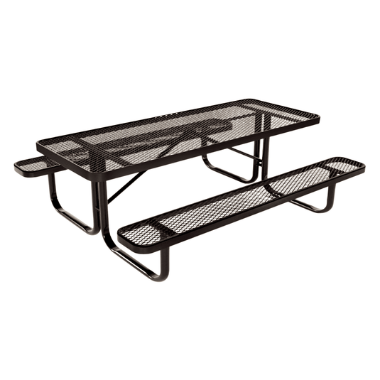 Kids Rectangular Picnic Table – Safe and Durable Outdoor Fun - Coated Outdoor Furniture