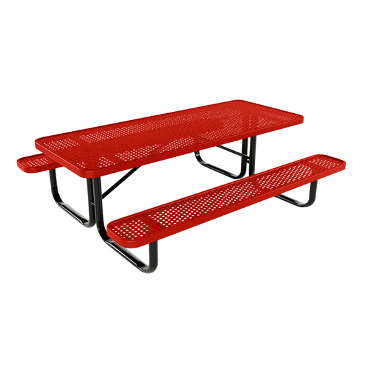 Kids Rectangular Picnic Table – Safe and Durable Outdoor Fun - Coated Outdoor Furniture