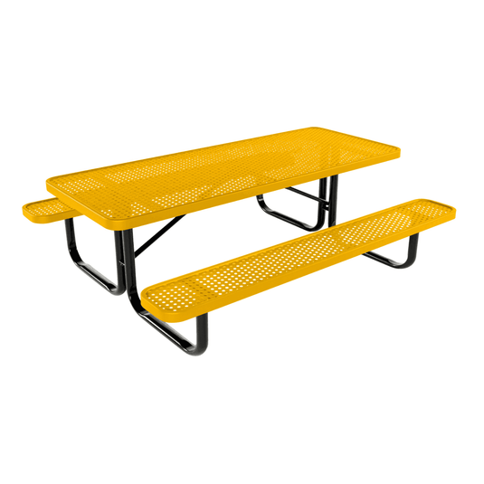 Kids Rectangular Picnic Table – Safe and Durable Outdoor Fun - Coated Outdoor Furniture