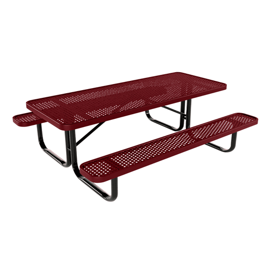 Kids Rectangular Picnic Table – Safe and Durable Outdoor Fun - Coated Outdoor Furniture