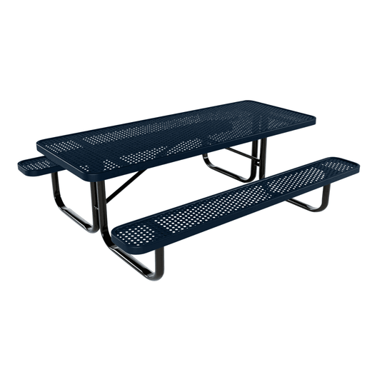 Kids Rectangular Picnic Table – Safe and Durable Outdoor Fun - Coated Outdoor Furniture
