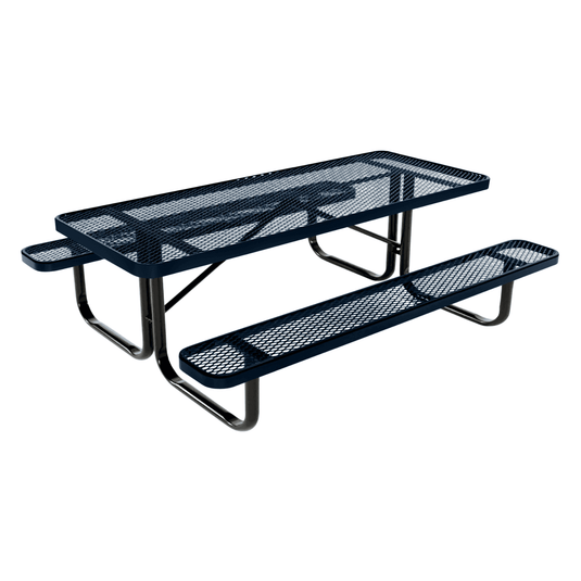 Kids Rectangular Picnic Table – Safe and Durable Outdoor Fun - Coated Outdoor Furniture