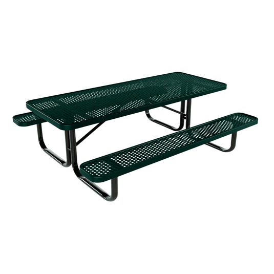 Kids Rectangular Picnic Table – Safe and Durable Outdoor Fun - Coated Outdoor Furniture