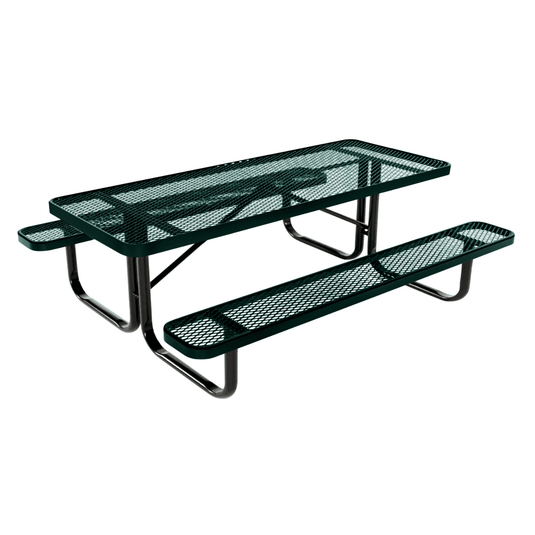 Kids Rectangular Picnic Table – Safe and Durable Outdoor Fun - Coated Outdoor Furniture