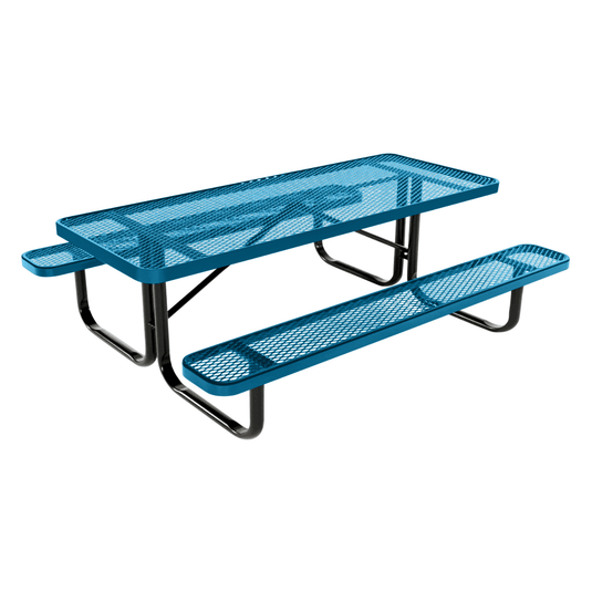 Kids Rectangular Picnic Table – Safe and Durable Outdoor Fun - Coated Outdoor Furniture