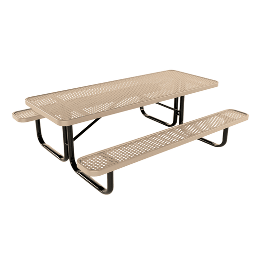 Kids Rectangular Picnic Table – Safe and Durable Outdoor Fun - Coated Outdoor Furniture