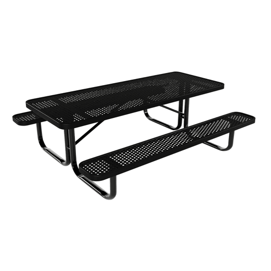 Kids Rectangular Picnic Table – Safe and Durable Outdoor Fun - Coated Outdoor Furniture