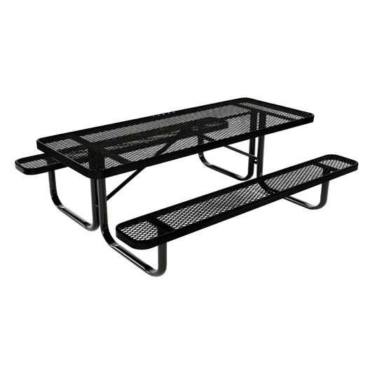 Kids Rectangular Picnic Table – Safe and Durable Outdoor Fun - Coated Outdoor Furniture