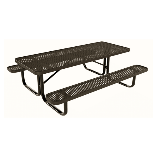 Kids Rectangular Picnic Table – Safe and Durable Outdoor Fun - Coated Outdoor Furniture