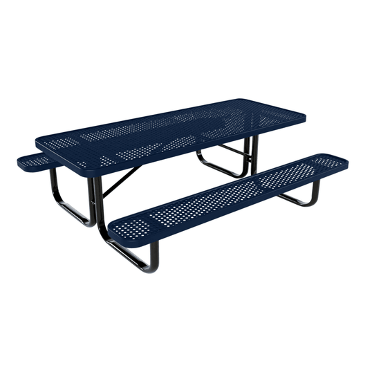 Kids Rectangular Picnic Table – Safe and Durable Outdoor Fun - Coated Outdoor Furniture