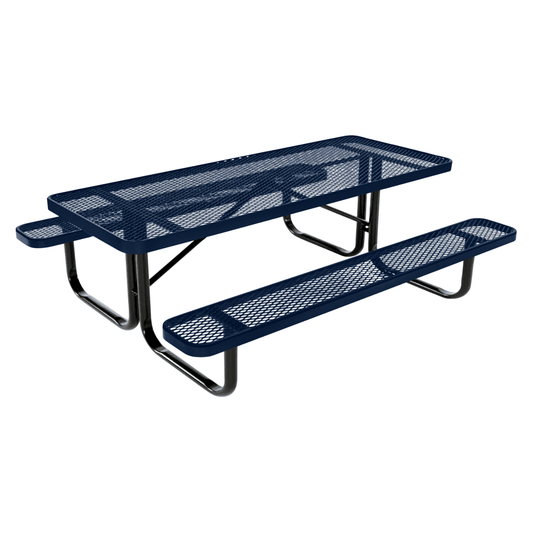 Kids Rectangular Picnic Table – Safe and Durable Outdoor Fun - Coated Outdoor Furniture