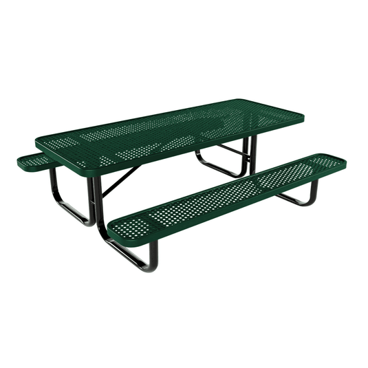 Kids Rectangular Picnic Table – Safe and Durable Outdoor Fun - Coated Outdoor Furniture