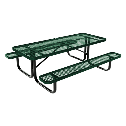Kids Rectangular Picnic Table – Safe and Durable Outdoor Fun - Coated Outdoor Furniture