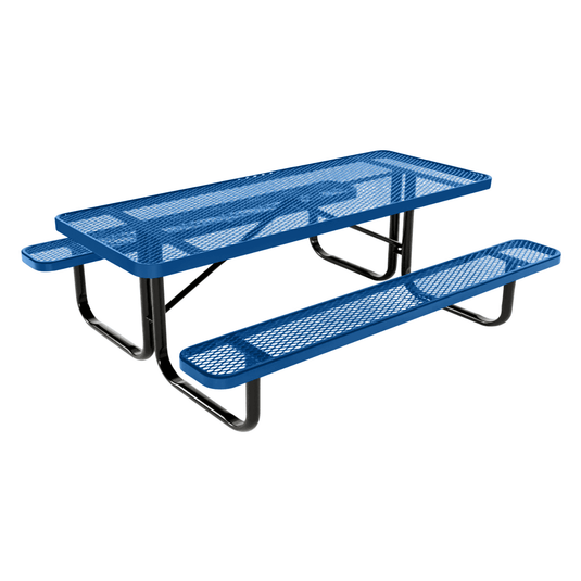 Kids Rectangular Picnic Table – Safe and Durable Outdoor Fun - Coated Outdoor Furniture