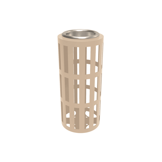 Large Outdoor Ashtray & Cigarette Butt Receptacle – Weather-Resistant and Durable - Coated Outdoor Furniture