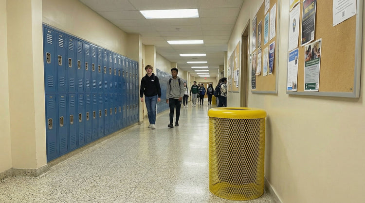 Commercial Trash Receptacles for Schools and High-Traffic Facilities