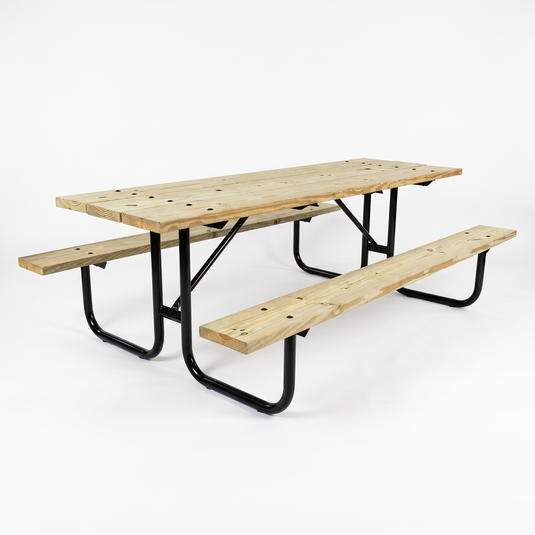 8 Ft. Portable Wood Picnic Table