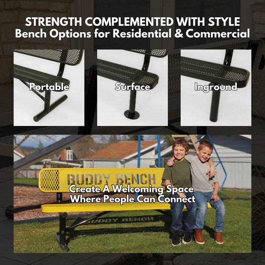 Buddy Bench with Portable Frame