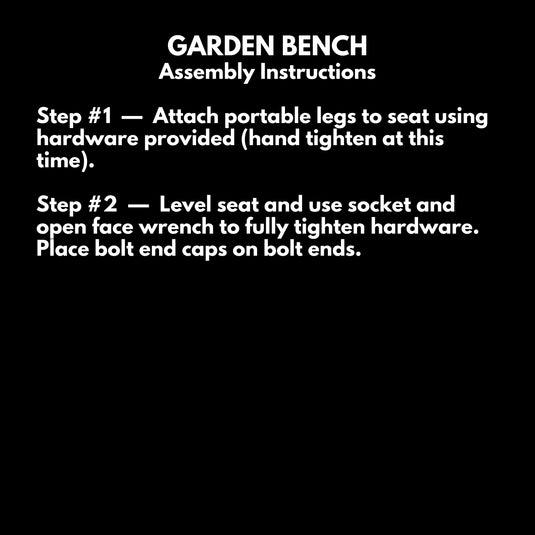 4FT Garden Bench