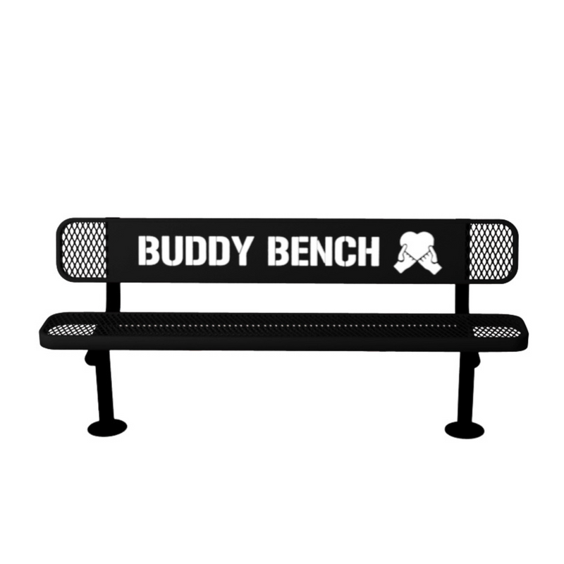 Load image into Gallery viewer, Premium Buddy Bench with Surface Mount Frame
